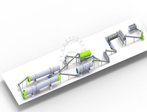 20 10 10 NPK Rotary Drum Granulation Plant in Indonesia