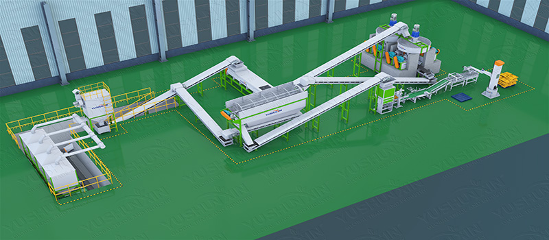 double roller granulation plant