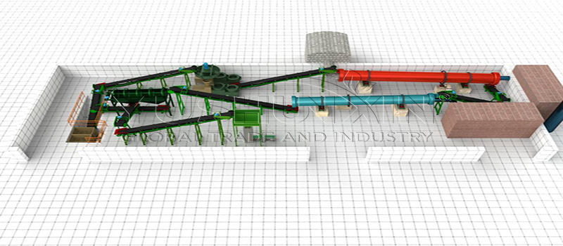 flat die pelleting making line