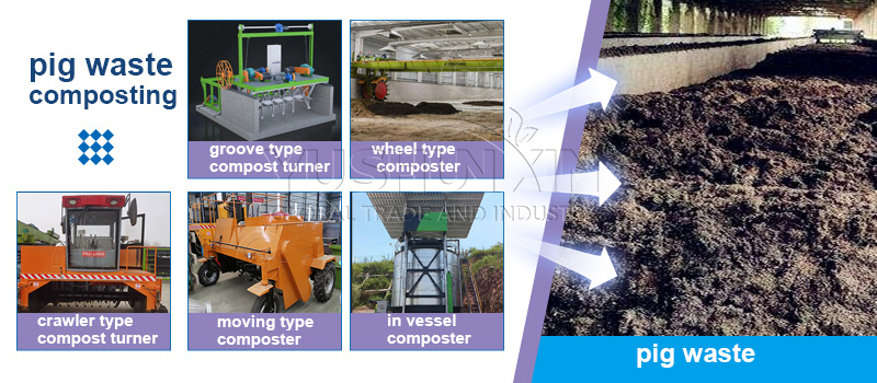 pig waste composting