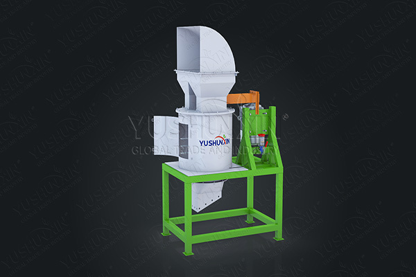vertical type crusher for organic powder making